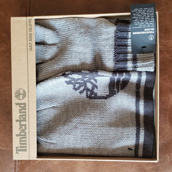 Timberland Accessories Timberland Mens Hat And Gloves Gift Set